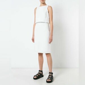 Rag & Bone white open back dress
